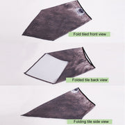 Cappuccio per maschera animale con asciugamano triangolare antivento multifunzione per esterni, Windproof Triangle
