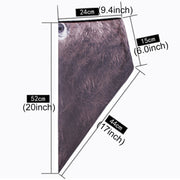 Cappuccio per maschera animale con asciugamano triangolare antivento multifunzione per esterni, Windproof Triangle