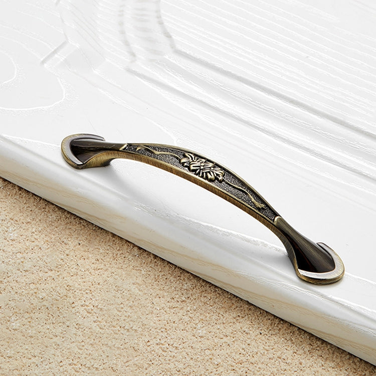 Maniglia per cassetto armadio in lega di zinco bronzo 96 mm
