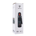Teloy TNY-9601 Bottiglia portatile con tazza spaziale con tappo a scatto da 650 ml, temperatura dell'acqua applicabile: ﹣20 ~ 120 gradi Celsius, TNY-9601 (Light Grey + Green), TNY-9601 (Grey + Orange), TNY-9601 (Dark Grey + Red)