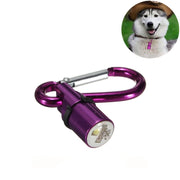 Ciondolo per animali domestici lampeggiante con luce notturna di sicurezza a LED in alluminio per cane/gatto, consegna colore casuale, Night Light Blinker