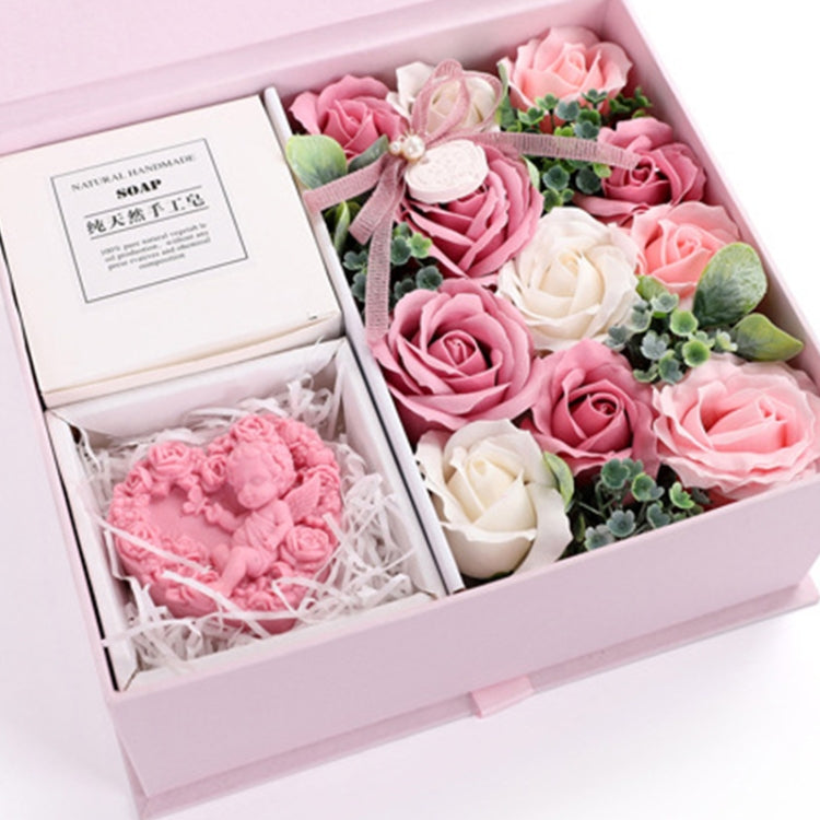 Ricordo creativo della scatola regalo del fiore del sapone del regalo di San Valentino