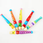 Sussidi didattici per l'educazione precoce dei bambini della scuola materna Giocattoli da gioco musicali con flauto colorato in legno, dimensioni: 20 * 2,5 cm, CD-5289 Flute