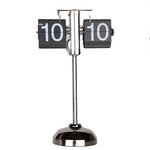 Piccolo orologio da equilibrio con carrello retrattile per camera da letto creativa per casa e ufficio, Retractable (Black)