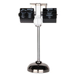 Piccolo orologio da equilibrio con carrello retrattile per camera da letto creativa per casa e ufficio, Retractable (Black)