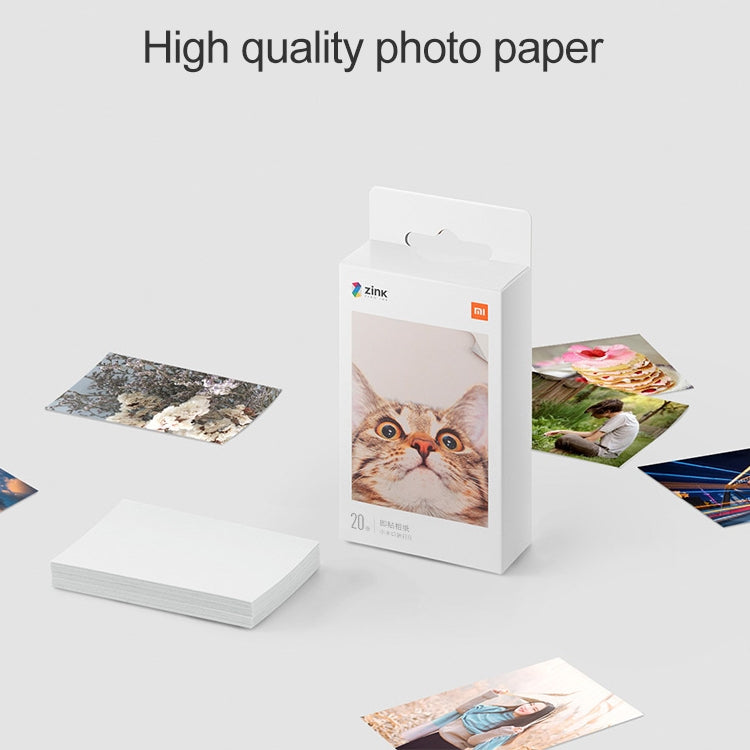 Carta fotografica originale Xiaomi Print da 50 pezzi per stampante fotografica tascabile Xiaomi, Pocket Photo Printer Paper