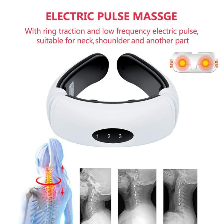 Massaggiatore per collo a impulsi elettrici in silicone