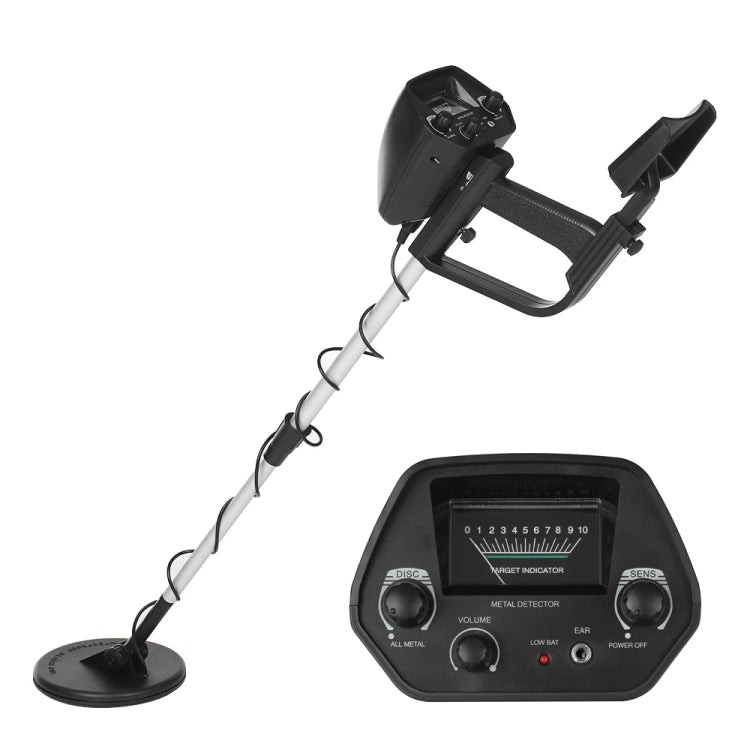 MD4030 Metal Detector sotterraneo, campo di misura: 1-30 cm, MD4030 Black