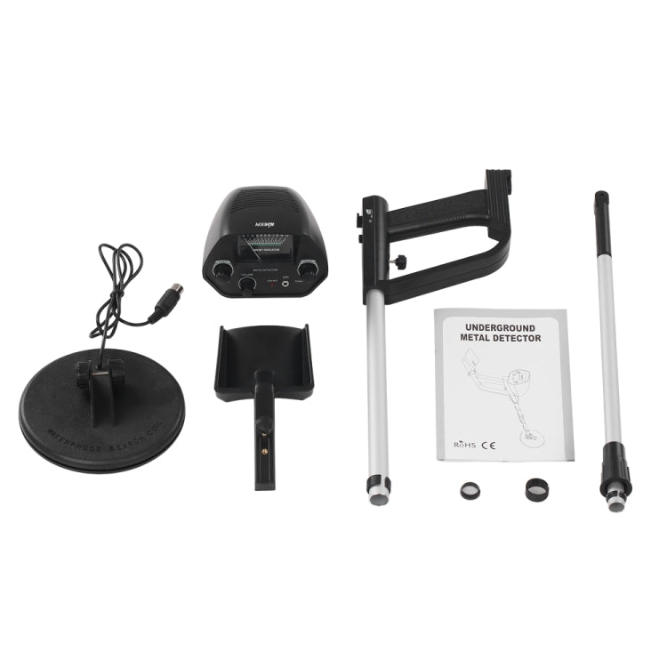 MD4030 Metal Detector sotterraneo, campo di misura: 1-30 cm, MD4030 Black