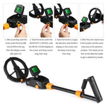 Metal Detector MD1008A con schermo LCD e allarme sonoro