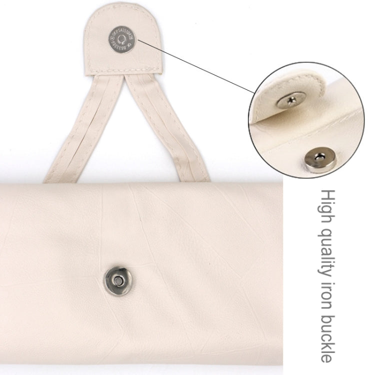 Kit di strumenti per pennelli per trucco di bellezza beige 24 in 1 di alta qualità, dimensioni: 25,4 * 52,6 cm, Beige