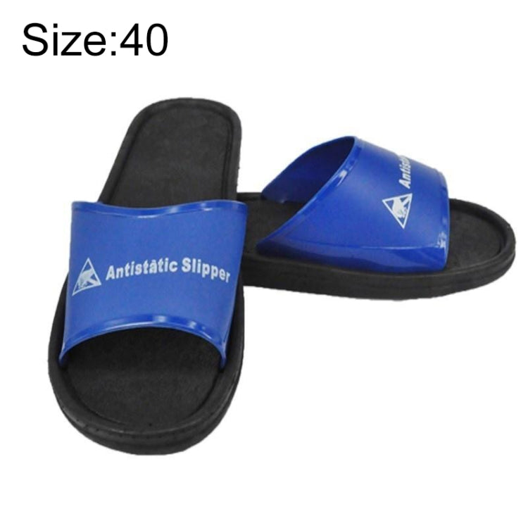 Ciabatte antistatiche in PVC antiscivolo, taglia 40, Size: 40