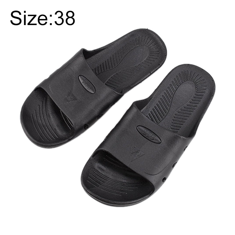 Ciabatte antistatiche antiscivolo a sei fori, taglia 38, Size: 38 (Black), Slippers, Size: 38 (Blue)