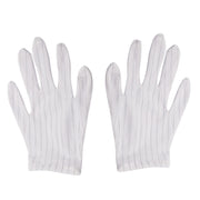 Guanti in plastica a strisce antistatiche da 10 paia, dimensioni: dimensioni libere, Plastic Gloves