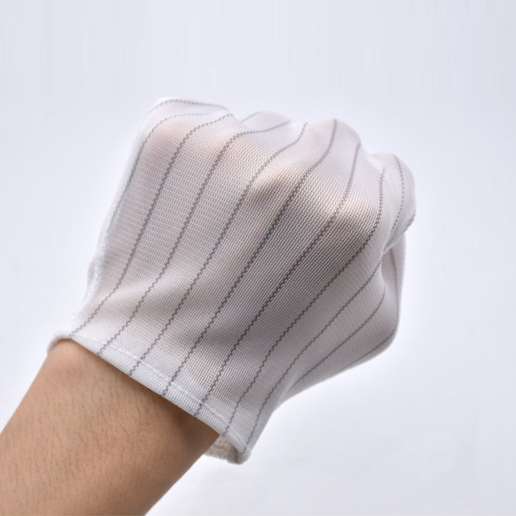 Guanti erogatori a righe antistatici da 10 paia, dimensioni: dimensioni libere, Dispensing Gloves