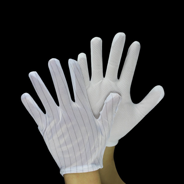 Guanti erogatori a righe antistatici da 10 paia, dimensioni: dimensioni libere, Dispensing Gloves