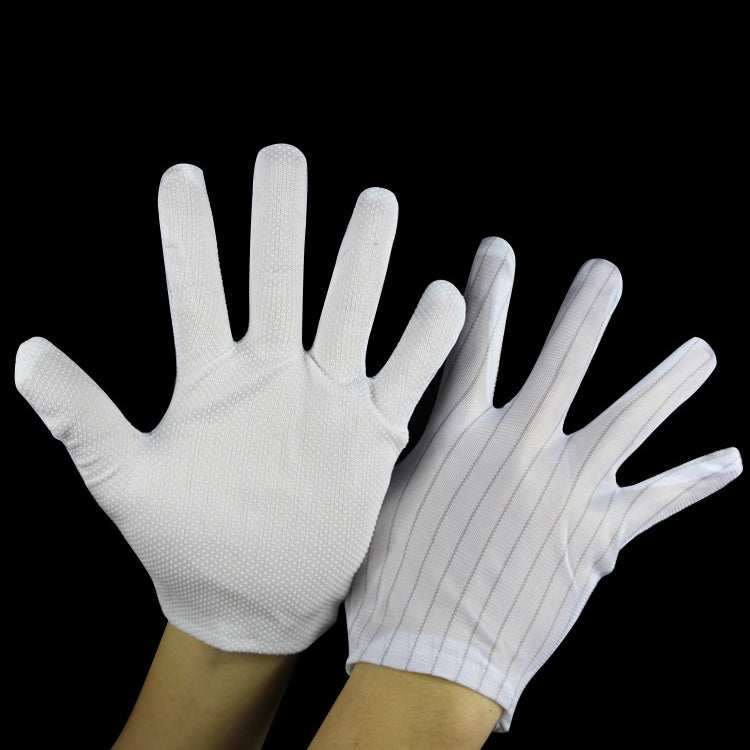 Guanti erogatori a righe antistatici da 10 paia, dimensioni: dimensioni libere, Dispensing Gloves