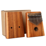 Kalimba a 17 toni in legno di acacia 23x19 cm