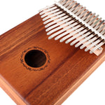Kalimba a 17 toni in legno di acacia 23x19 cm