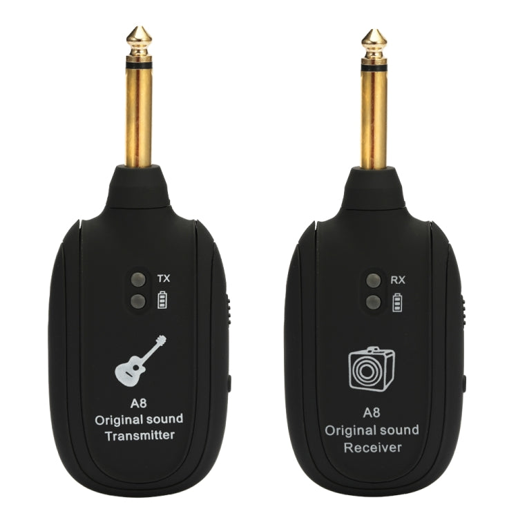 Ricevitore trasmettitore wireless per chitarra Pickup del sistema di connessione wireless per chitarra elettrica A8, Guitar Wireless Transmitter