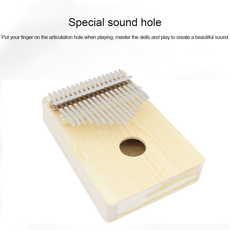 Kalimba a 17 Toni Pianoforte per Pollice 20x12x5 cm