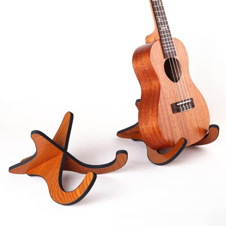 Mensola per ukulele, violino, cetra, in legno, staffa verticale pieghevole, Ukulele Shelf