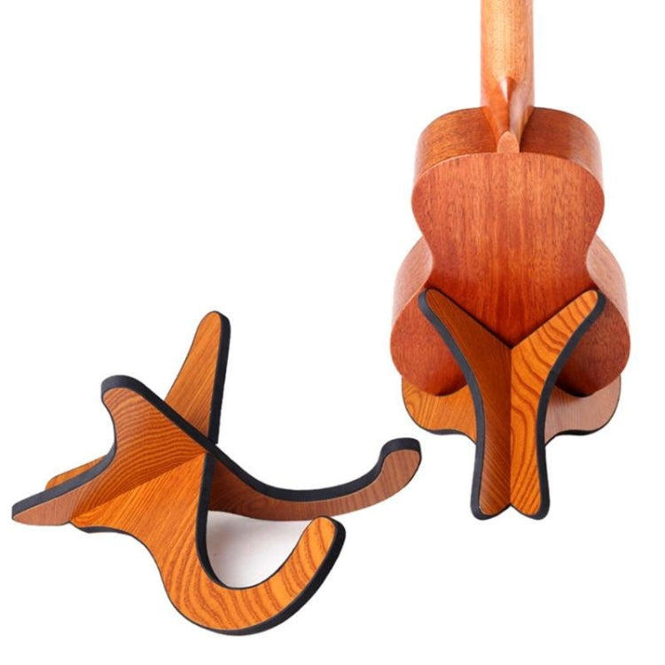 Mensola per ukulele, violino, cetra, in legno, staffa verticale pieghevole, Ukulele Shelf