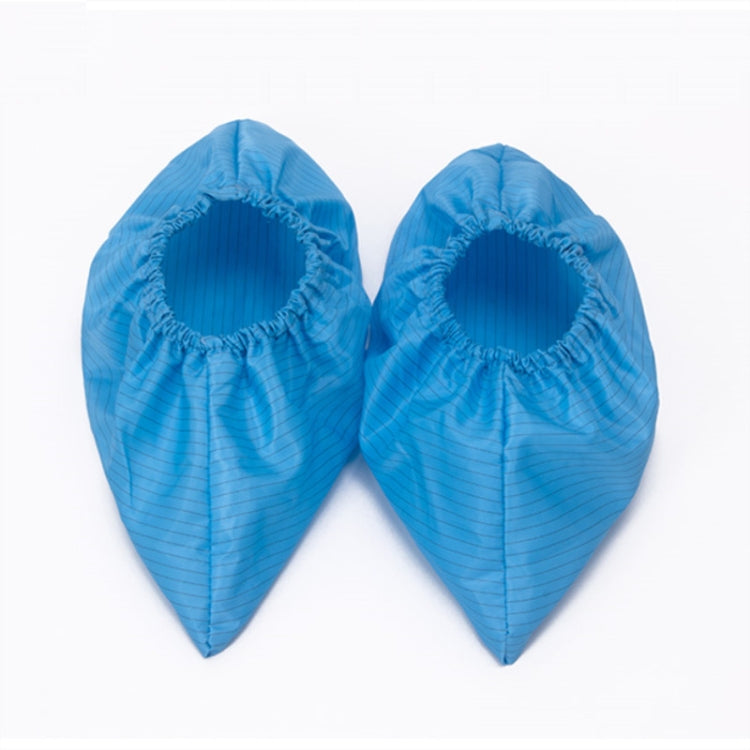Set 2 copriscarpe antistatici a righe 30x15 cm