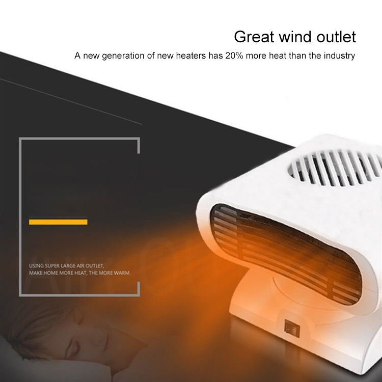 Mini Radiator Heater with Shaking Head Electric Heater Warm Air Blower