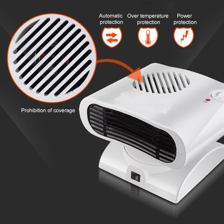 Mini Radiator Heater with Shaking Head Electric Heater Warm Air Blower