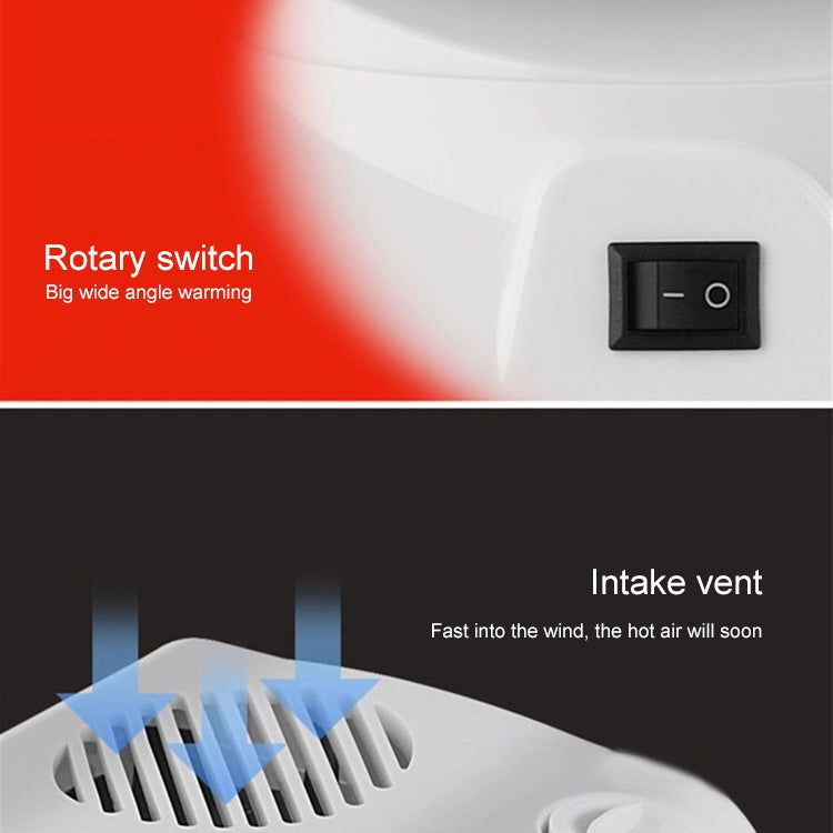 Mini riscaldatore per radiatore con testa tremante Riscaldatore elettrico Ventilatore di aria calda