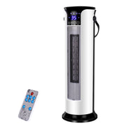Testa tremante per uso domestico Ventola a torre verticale Scalda radiatore Riscaldatore elettrico Ventilatore di aria calda, versione con telecomando, Remote Control Version