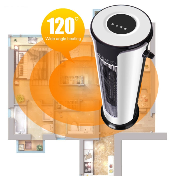 Ventilatore a torre riscaldante 2200W con telecomando