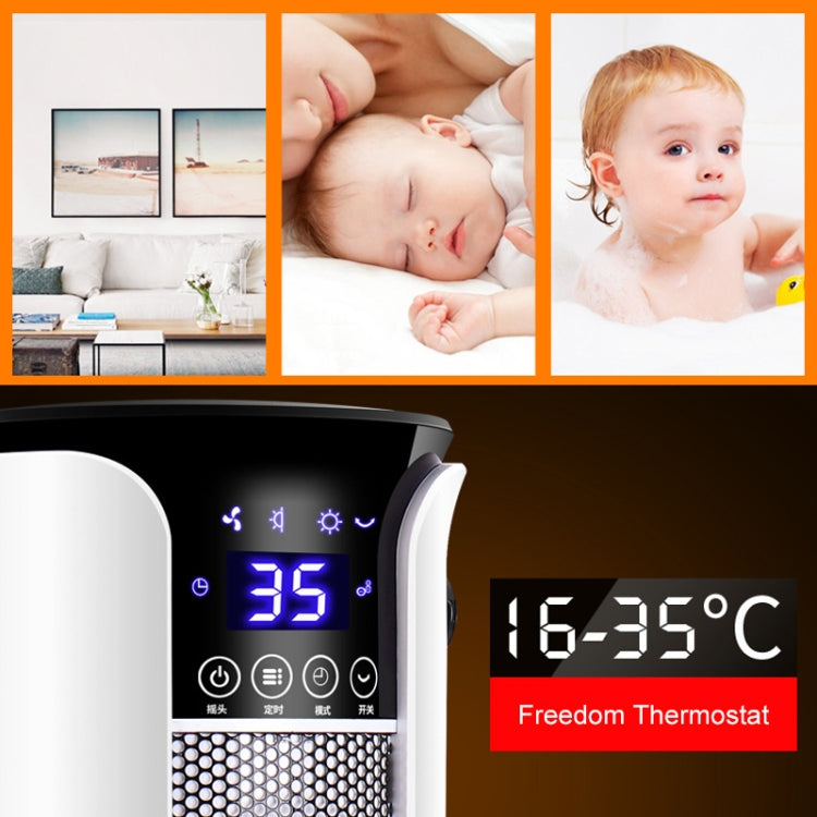 Ventilatore a torre riscaldante 2200W con telecomando