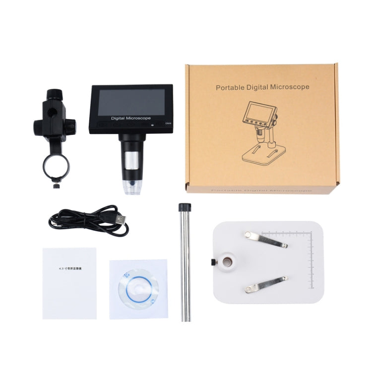 4.3 inch 720P HD Industrial Digital Microscope