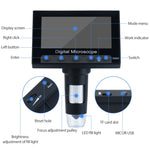 4.3 inch 720P HD Industrial Digital Microscope