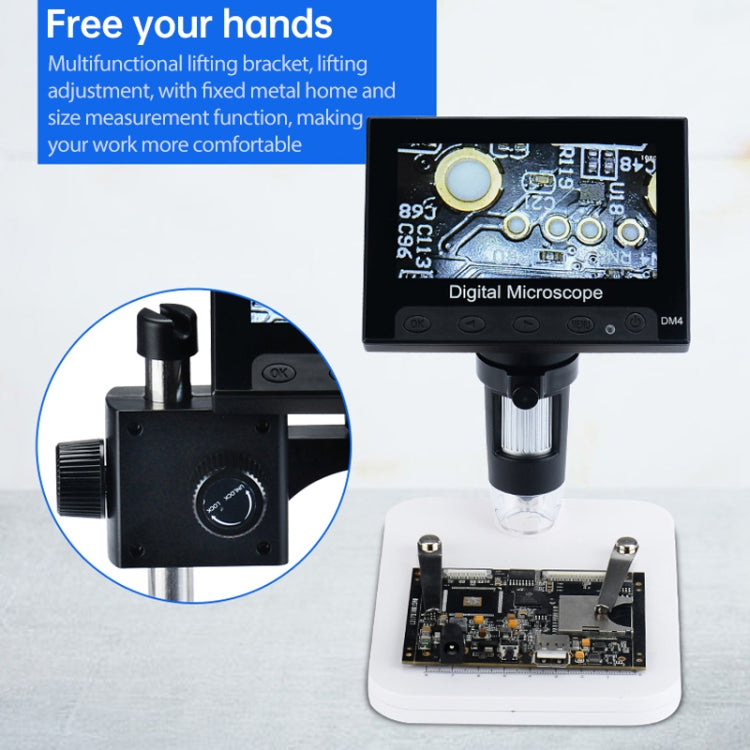 4.3 inch 720P HD Industrial Digital Microscope