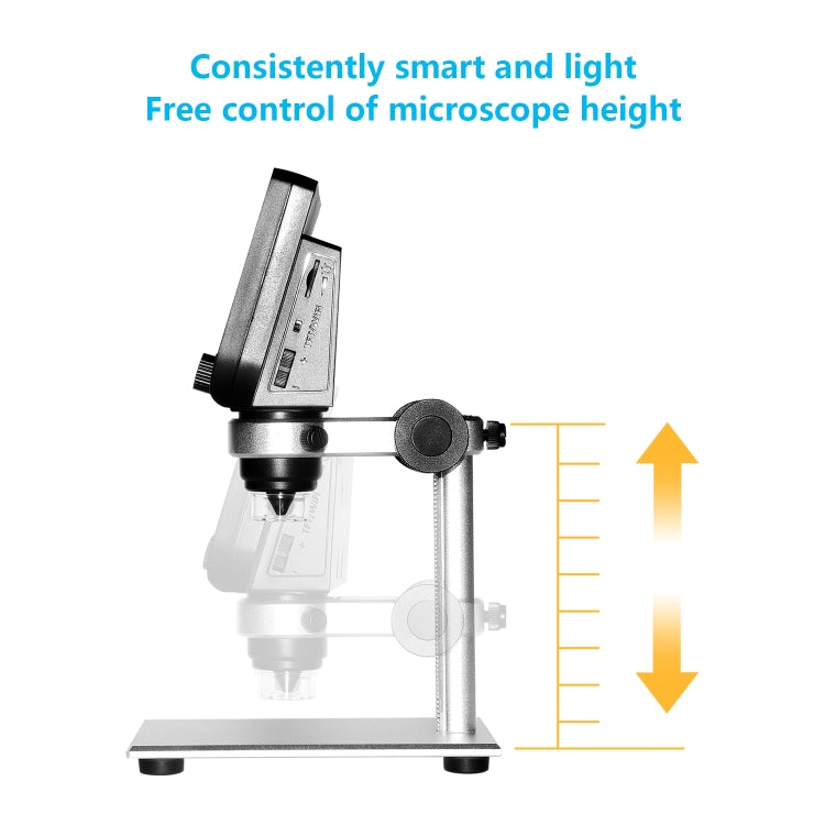 inskam317 WiFi HD Digital Microscope with 4.3 inch 1080P LCD Screen, Metal Bracket