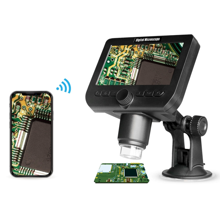 inskam317 4.3 inch 1080P HD WiFi Digital Microscope LCD Screen Sucker Bracket