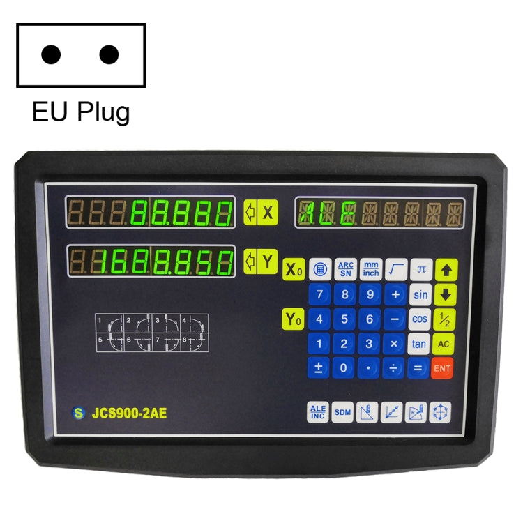 JCS900-2AE Dual-axis Digital Readout Display Lathe, European Plug, JCS900-2AE