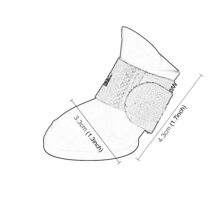 Adorabili scarpe per cani da compagnia Stivali di gomma color caramello per cuccioli Scarpe da pioggia impermeabili, S, Dimensioni: 4,3 x 3,3 cm, Size: S 4.3 x 3.3cm S, Size: 4.3 x 3.3cm, Size: S 4.3 x 3.3cm