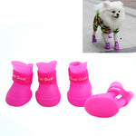 Scarpe impermeabili in gomma per cani taglia M 5x4 cm