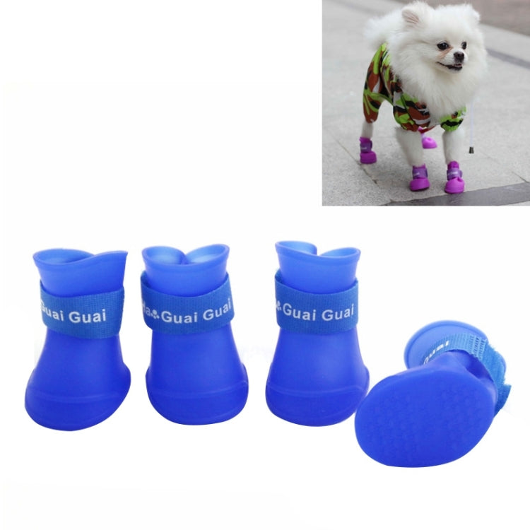 Scarpe impermeabili in gomma per cani taglia M 5x4 cm
