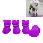 Scarpe impermeabili in gomma per cani taglia M 5x4 cm