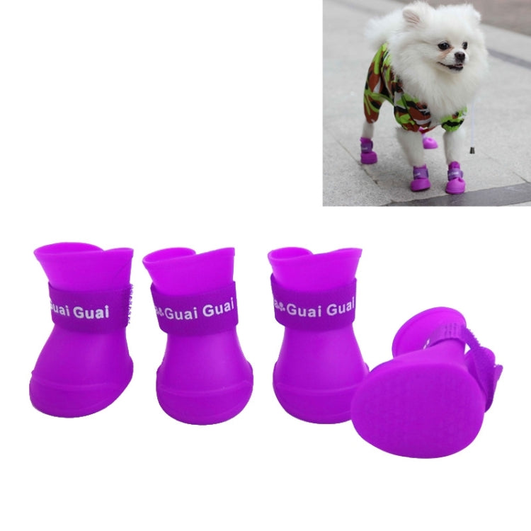 Scarpe impermeabili in gomma per cani taglia M 5x4 cm