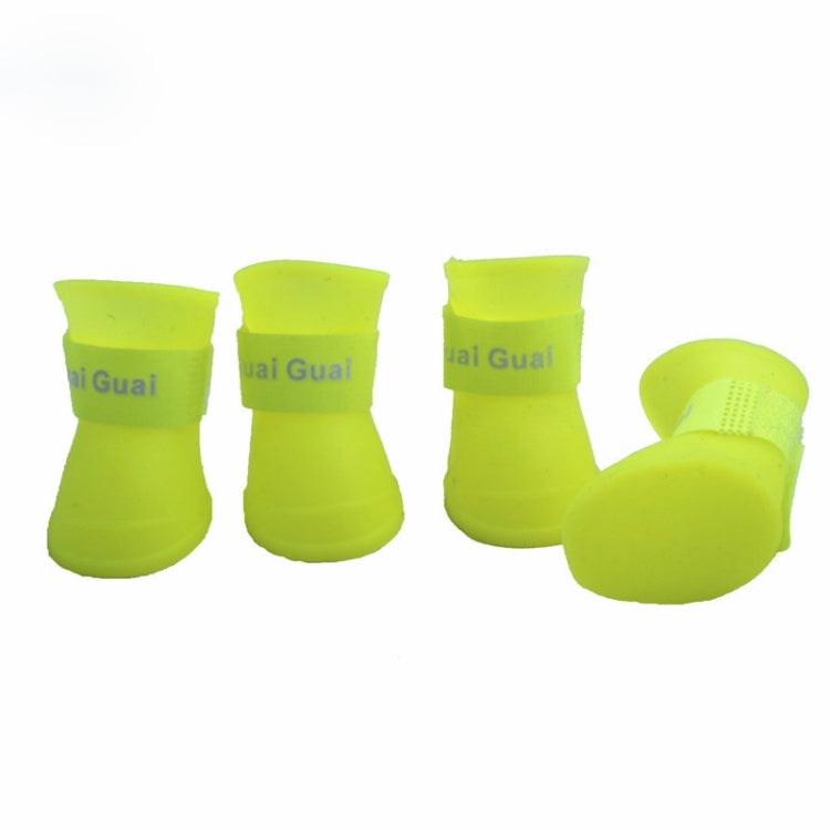 Scarpe impermeabili in gomma per cani taglia M 5x4 cm