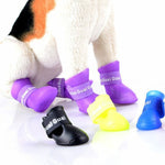 Scarpe impermeabili in gomma per cani taglia M 5x4 cm
