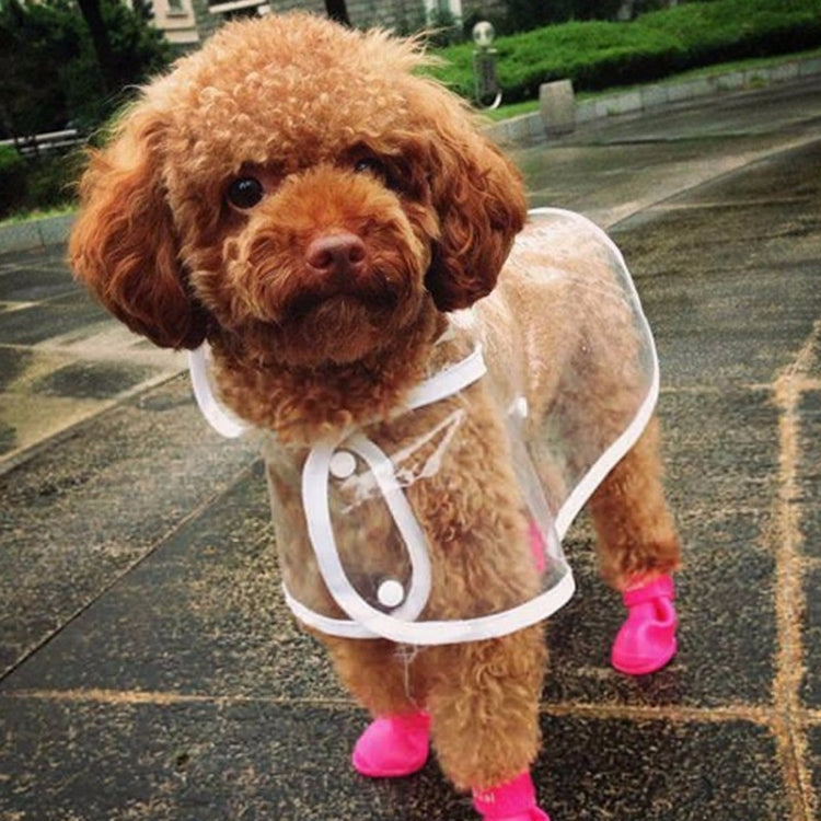 Scarpe impermeabili in gomma per cani taglia M 5x4 cm