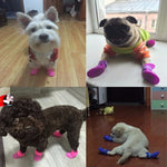 Scarpe impermeabili in gomma per cani taglia M 5x4 cm