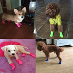 Scarpe impermeabili in gomma per cani taglia M 5x4 cm